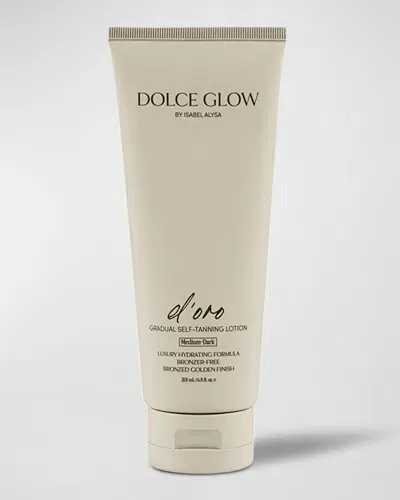 Dolce Glow 6.8 Oz. D'oro Self-tanning Lotion - Medium To Dark