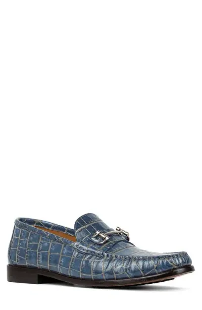 Donald Pliner Evanston Bit Loafer In Navy