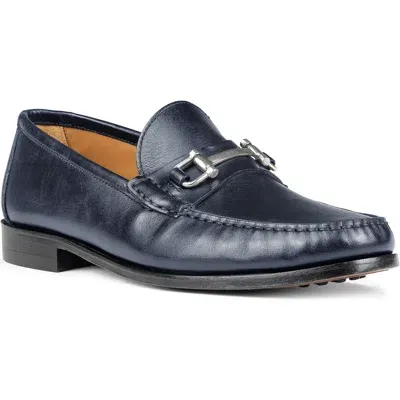 Donald Pliner Evanston Bit Loafer In Navy