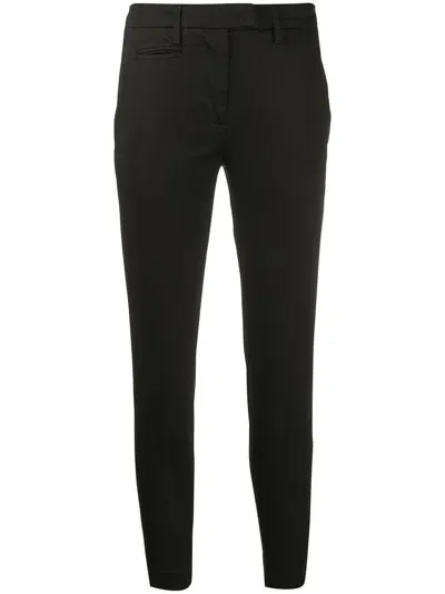 Dondup Cigarette Slim-fit Trousers In Black