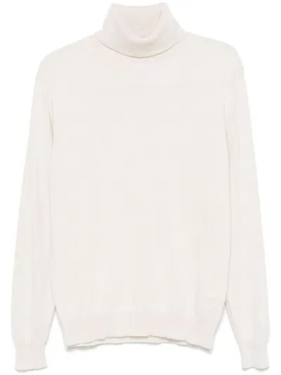 Dondup Fine-knit Sweater In Ivory