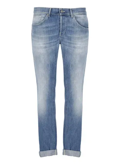 Dondup George Mid-rise Tapered Jeans In Blue