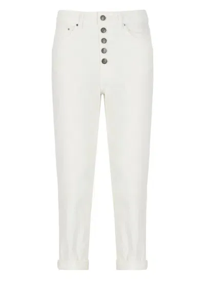 Dondup Koons Gioiello Jeans In White