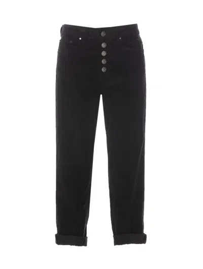 Dondup Koons Gioiello Pants In Black