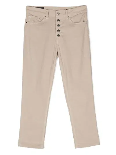 Dondup Koons Gioiello Trousers In Neutrals