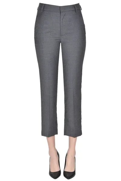 Dondup Mina Trousers In Charcoal