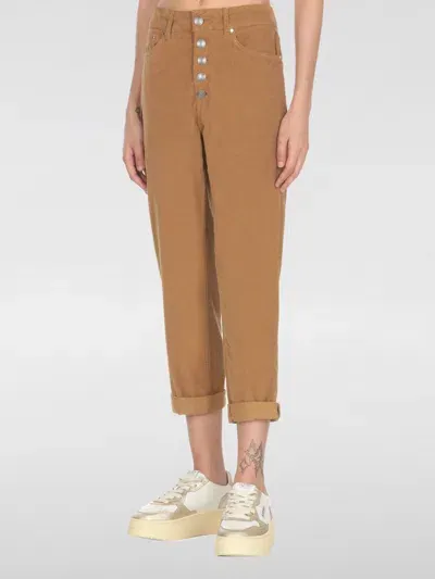 Dondup Pants  Woman Color Brown In Braun