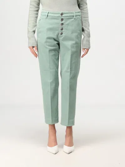 Dondup Pants  Woman Color Green In Grün