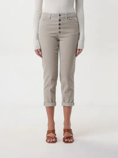 Dondup Pants  Woman Color Natural In 自然色