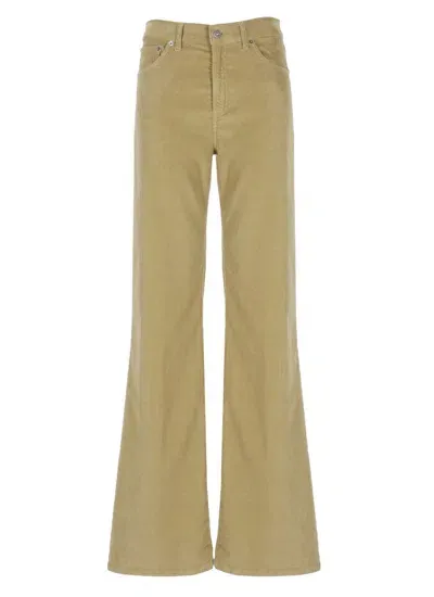 Dondup Amber Trousers In Beige