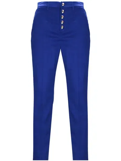 Dondup Trousers In Electric Blu