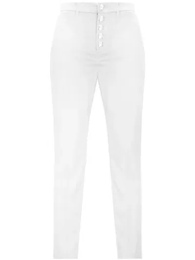 Dondup Trousers In White