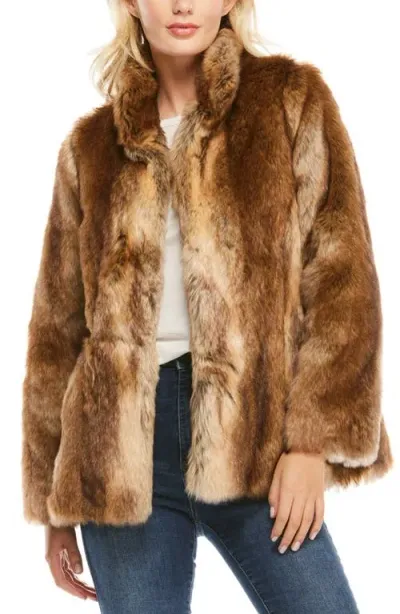 Donna Salyers Fabulous-furs Donna Salyers Fabulous Furs Favorite Faux Fur Jacket In Fisher