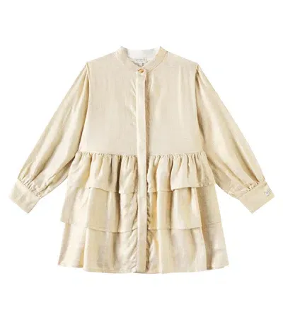 Donsje Kids' Jazzley Dress In Beige