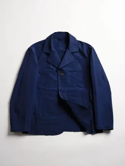 Doppiaa Aabano Waterproof Nylon Jacket In Blue