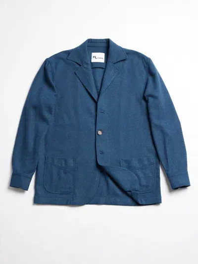 Doppiaa Aabigail Lightweight Wool Jacket In Blue