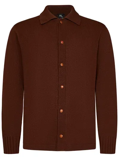 Doppiaa Aamleto Cardigan In Brown