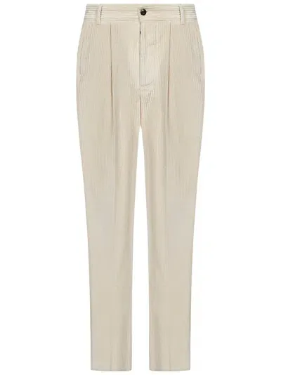 Doppiaa Aantioco Trousers In Cream