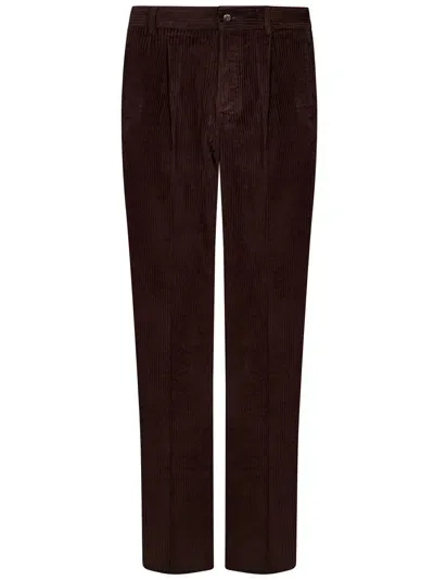 Doppiaa Aantioco Trousers In Brown