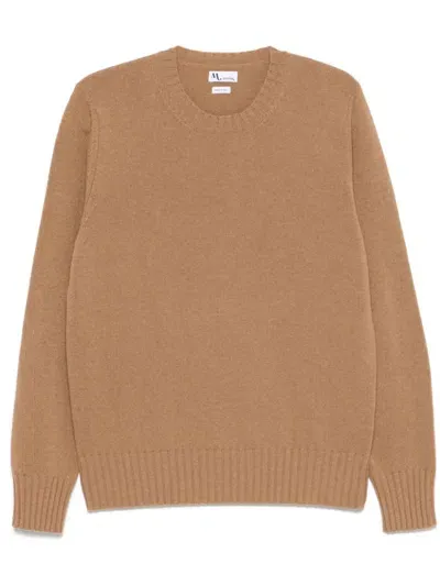 Doppiaa Crew-neck Sweater In Brown