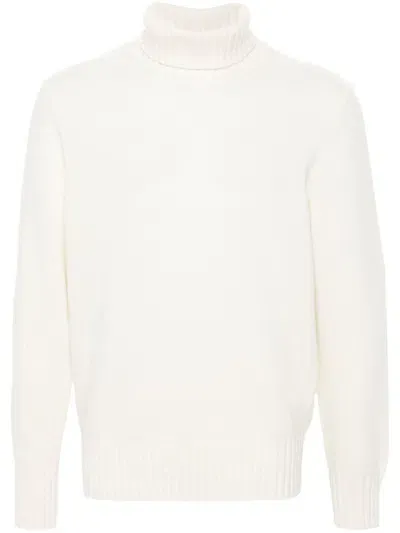 Doppiaa Roll-neck Sweater In Neutrals