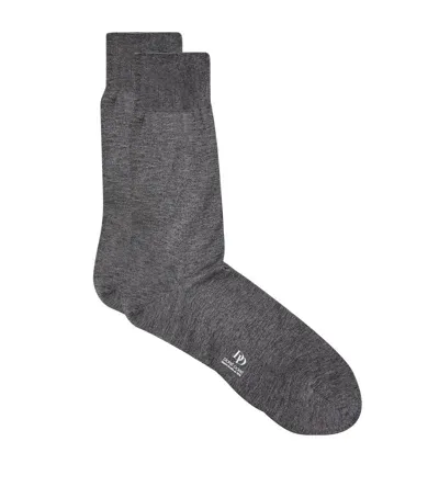 Dore Dore Cotton Socks In Grey