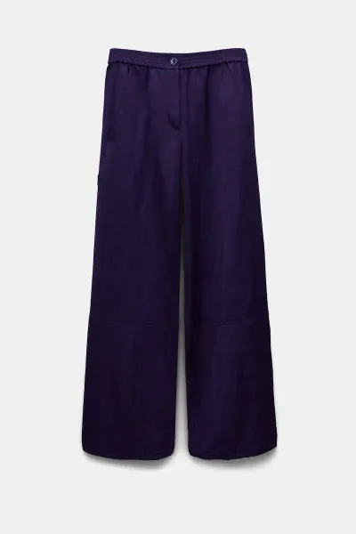 Dorothee Schumacher Slouchy Pants In Violet