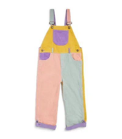 Dotty Dungarees Kids' Patchwork Dungarees In Multi