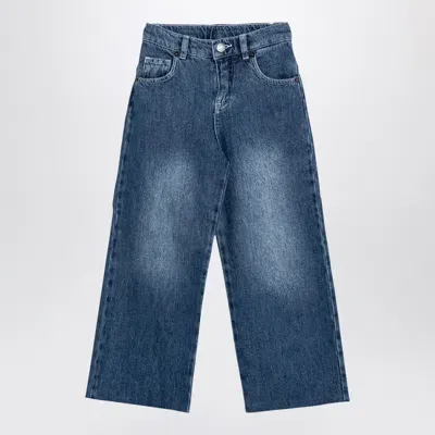 Dou Dou Kids' Blue Washed Denim Jeans