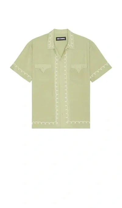 Double Rainbouu West Coast Shirt In Khaki