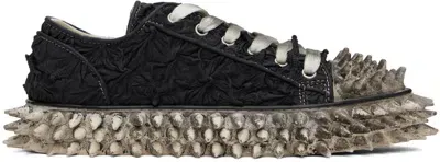 Doublet Black Porcupine Lace Up Sneakers