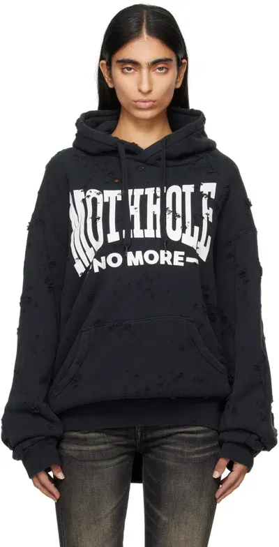 Doublet Black Zombie Silhouette Hoodie