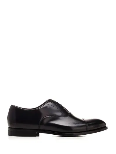 Doucal's Black Oxford Shoes