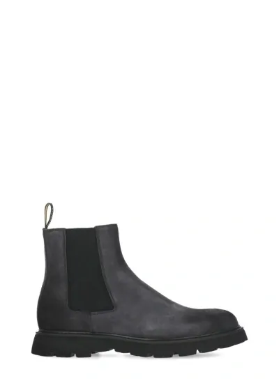 Doucal's Boots Grey In Black