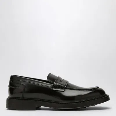 Doucal's Brown Leather Loafer