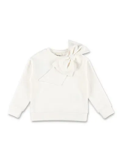 Douuod Kids' Bow Fleece In White