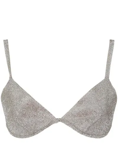 Dr. Hope Crystal Bralette Clothing In Grey