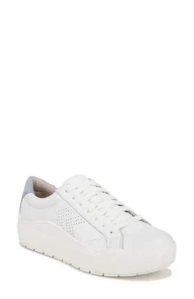 Dr. Scholl's Take It Easy Water-repellent Sneaker In White Blue