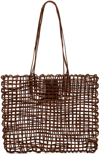 Dragon Diffusion Brown Ew Kanpur Tote In Tan