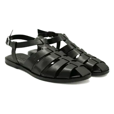 Dragon Diffusion Pescador Sandals In Black