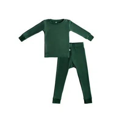 Dreamland Baby Kids Pajamas In Forest Green