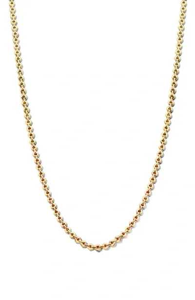 Dries Criel Mini Necklace In Yg In Gold