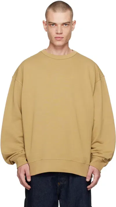 Dries Van Noten Beige Oversized Sweatshirt In 103 Beige