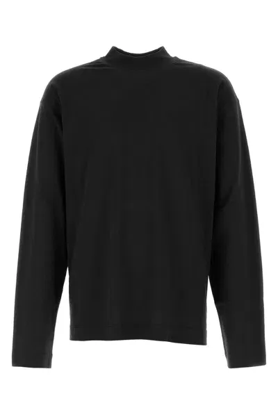 Dries Van Noten Black Cotton Oversize Heger T-shirt