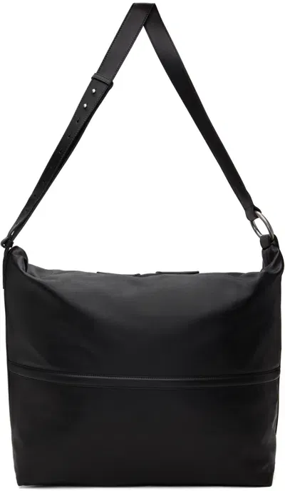 Dries Van Noten Black Holdall Crossbody Bag In 900 Black