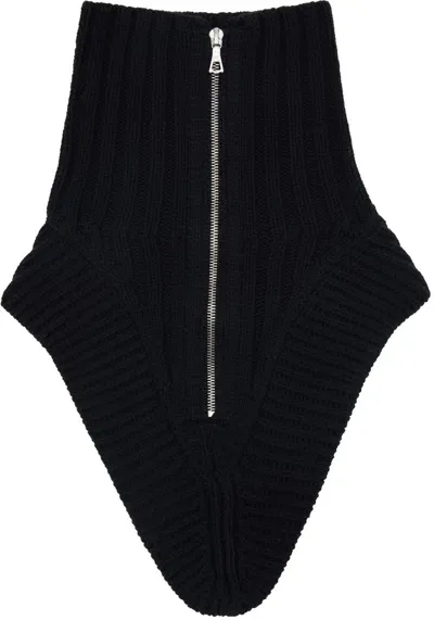 Dries Van Noten Black Morriso Neck Warmer