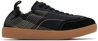 Dries Van Noten Black Quilted Sneakers