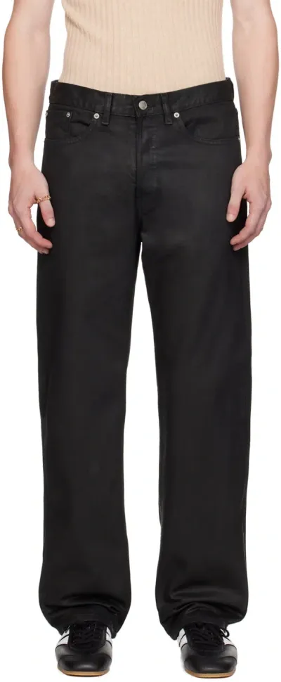 Dries Van Noten Black Straight-leg Jeans