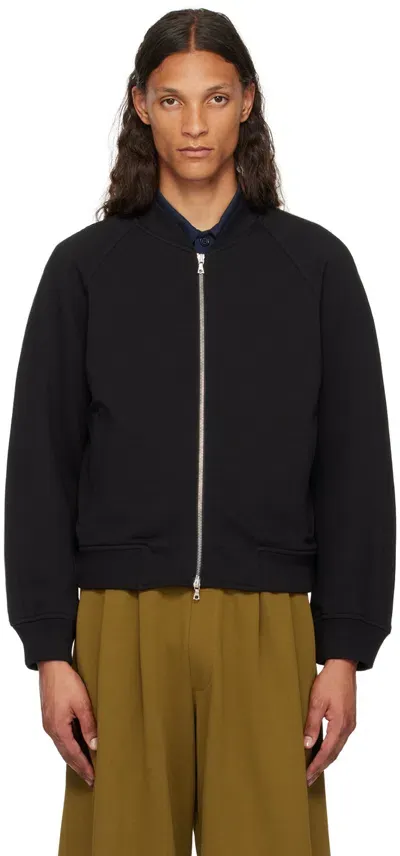 Dries Van Noten Black 'theme For Great Cities' Bomber Jacket In 900 Black