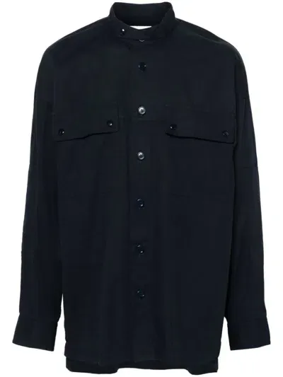 Dries Van Noten Cotton Shirt In Blue